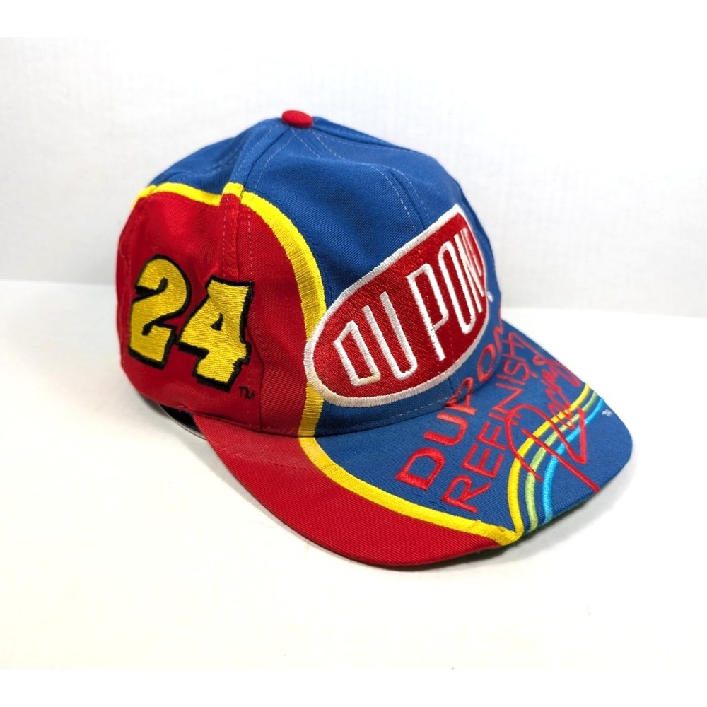 Vintage Y2K Jeff Gordon Nascar Hat Snapback Chase Authentics Dupont Racing